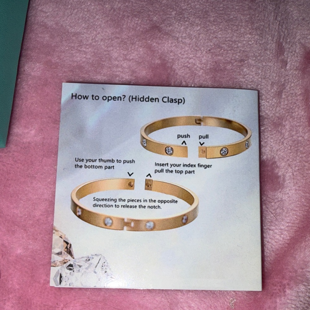 AD Allen & Danmi 18k Rose Gold Plated Love Bangle NWT - Picture 8 of 10